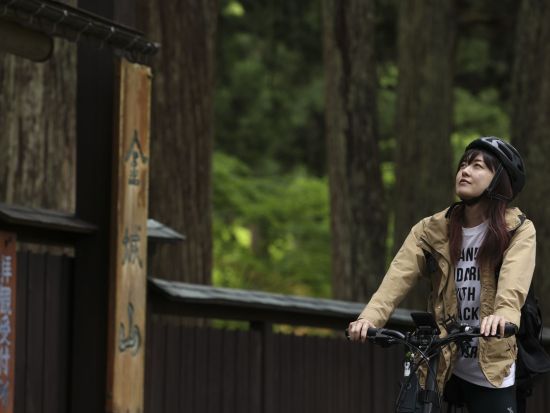 田んぼポタリング 田園風景の中を電動自転車でゆったり気ままな自転車旅へ ＜半日 or 1日／音声ガイドアプリ付／南魚沼＞