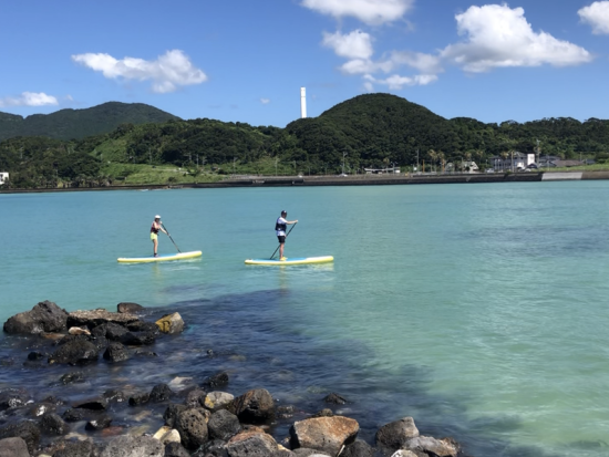 五島SUPツアー｜香珠子（こうじゅし）海水浴場へ往復120分コース｜初心者歓迎・ガイド付き