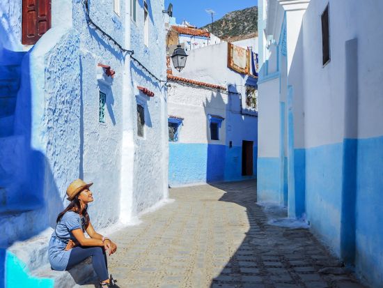 1泊2日 青い街シャウエン観光ツアー＜フェズまたはカサブランカ発フェズ着／英語＞
