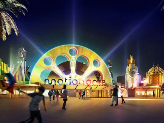 motiongate dubai Entry