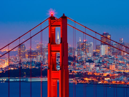 カニディナー＆サンフランシスコ夜景ツアー ＜日本語ガイド＞ 