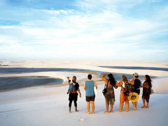 レンソイス・マラニャンセス国立公園 *白い大砂丘＆プレギサス川ボート プライベートツアー＜終日／貸切／日本語ガイド／バヘリーニャス発＞