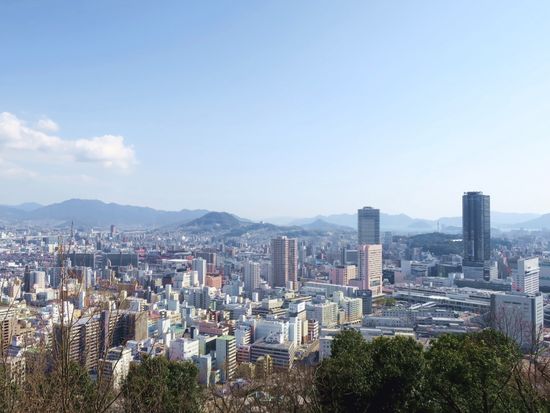 仏舎利塔からの眺め