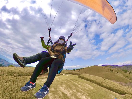 パラグライダー タンデムフライト体験　伊豆の大空をフライトで満喫！＜選べる開始時間＞