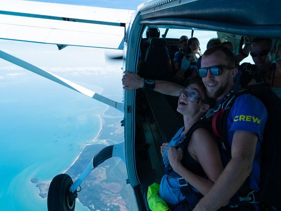 ミッションビーチ　スカイダイビング　上空4,572メートルの絶景＆ビーチランディングの写真5