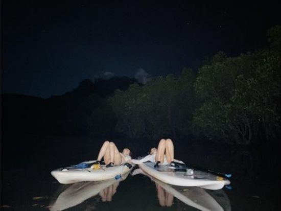 ナイトSUP or カヤック体験ツアー　ドキドキ度120%！暗闇のマングローブを探検 ＜1時間＞