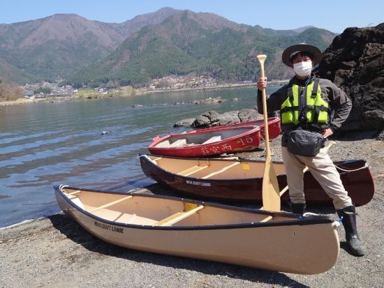 【愛犬連れOK】カナディアンカヌー体験　富士山を眺めながら愛犬と湖上散歩　朝プランや夕方プランもあり＜1時間半／富士河口湖町＞