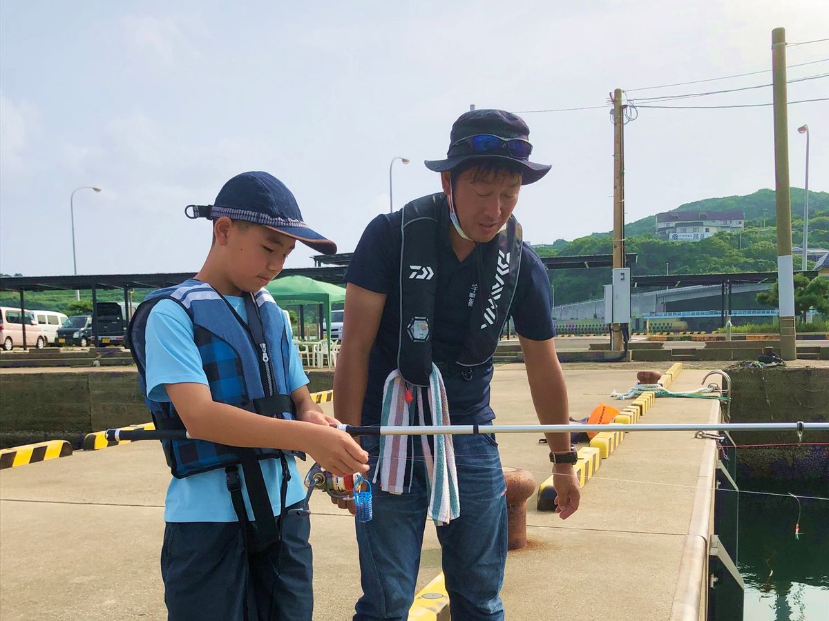 波止場釣り体験