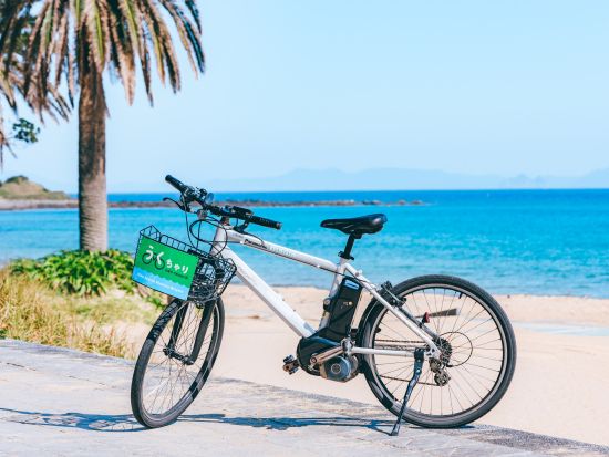 レンタサイクル 電動アシスト付き自転車「うくちゃり」でマイペースに宇久島を観光！＜宇久島＞ by 宇久町観光協会
