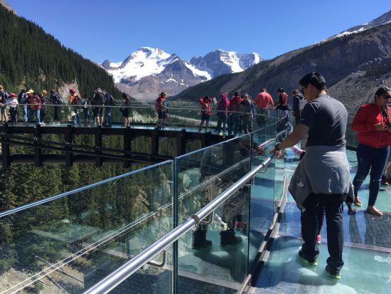 世界遺産カナディアンロッキー 3日間からの観光パッケージ　カルガリー空港往復送迎＆コロンビア大氷原観光 ＜5～10月／日本語ガイド＞