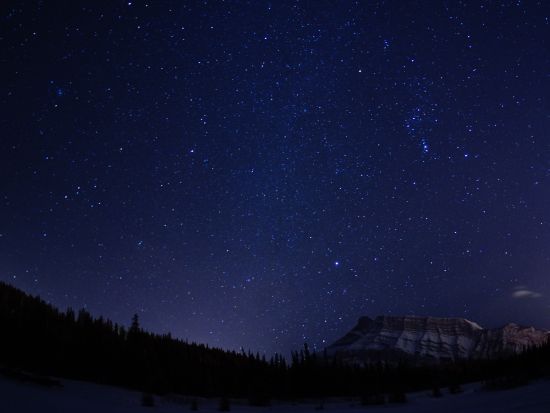 世界遺産カナディアンロッキー 星空観賞と夜景ツアー　＜日本語ガイド／バンフ発＞
