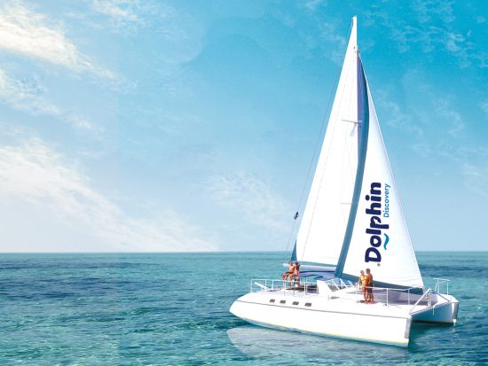 カタマランヨットで行くカリブ海クルージング＆イスラ・ムへ―レス島ツアー！＜英語／往復送迎／カンクン発＞ *港チェックインの日本人アシスタント付き