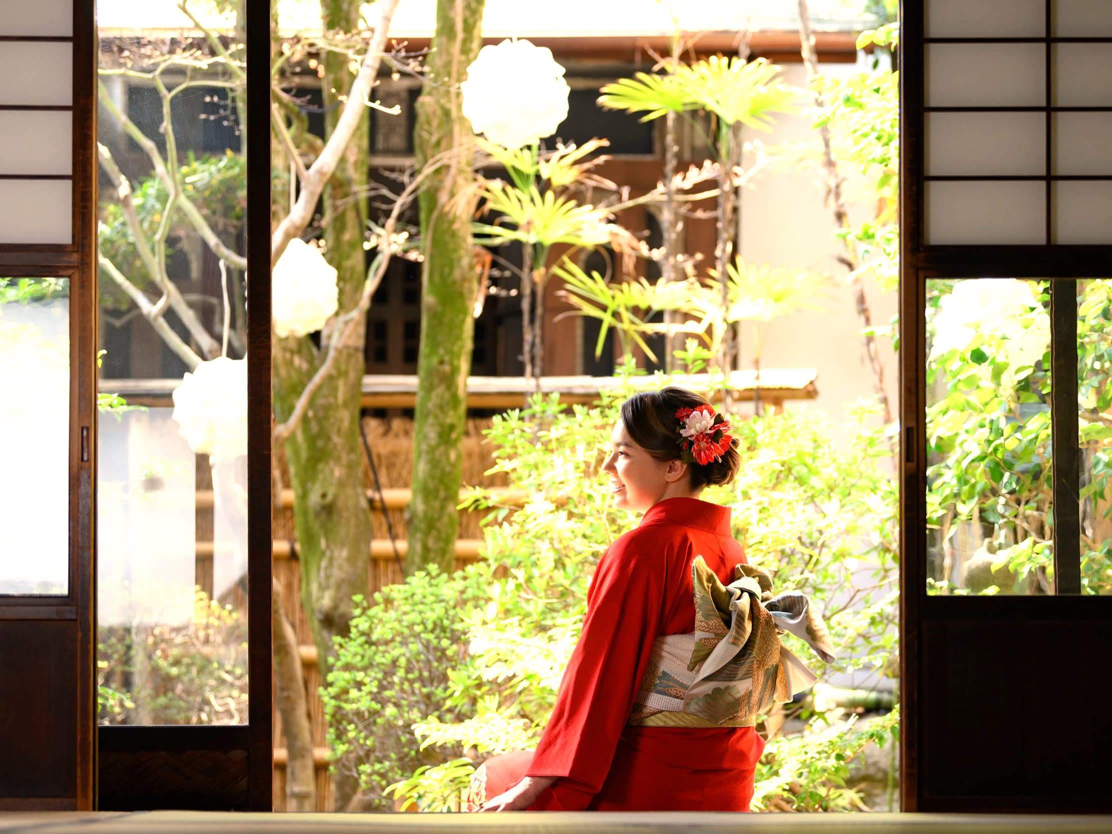 手ぶらでお茶会＋着付けプラン 登録有形文化財の京町家で歴史に触れ