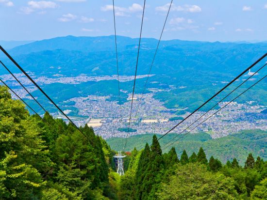 叡山ケーブル・ロープウェイ 片道切符 自然の魅力溢れる比叡山を満喫！世界遺産 延暦寺への参拝にも便利＜京都・八瀬＞