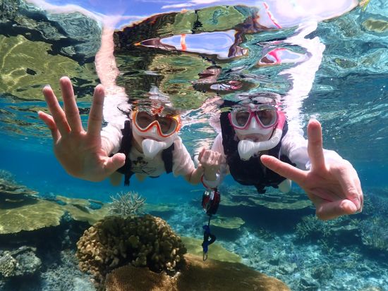 【八重干瀬】チャーターツアー　貸切だからこそ可能なポイントもリクエストOK！シュノーケル装備込み＜1～7名／通年催行／午前・午後／宮古島＞