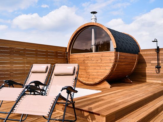 露天風呂とサウナ①