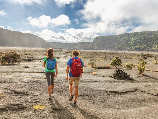 ハワイ島　キラウエア火山国立公園ハイキングツアー　大地のエネルギーを感じながら世界遺産を堪能！貸切プランあり＜現地集合／英語ガイド＞