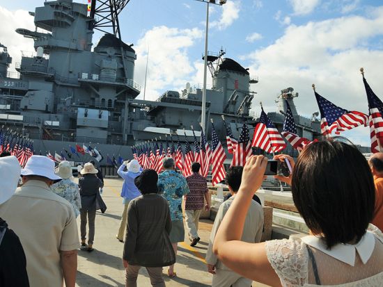 真珠湾（パールハーバー） 戦艦ミズーリ 入場チケット