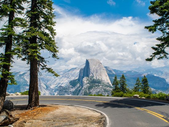 Road to Glacier point