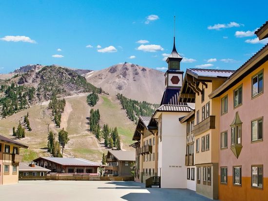 Mammoth Mountain in spring