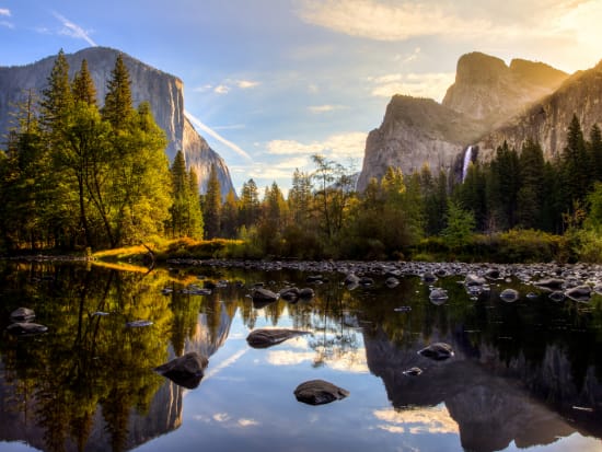 Yosemite Valley and reflection