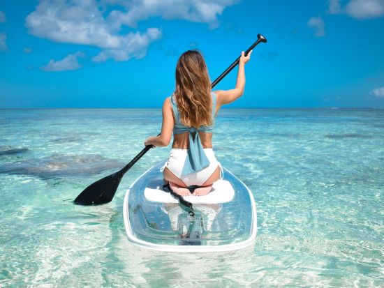 【愛犬連れOK】貸切クリアSUPツアー　ワンちゃんと一緒に宮古ブルーを堪能するプライベートツアー！＜宮古島＞by 宮古島マリン SUGAR3