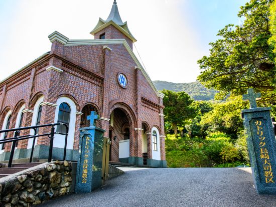 福江島1日観光ツアー　五島めぐり定期観光バスで島一周！絶景や教会など見所7か所をご案内　午後＋翌日午前プランもあり　ご到着日の参加OK ＜五島市＞ by五島バス