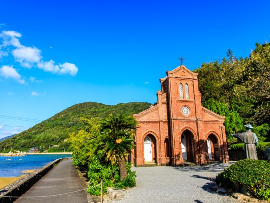福江島1日観光ツアー　五島めぐり定期観光バスで島一周！絶景や教会など見所7か所をご案内　午後＋翌日午前プランもあり　ご到着日の参加OK ＜五島市＞ by五島バス