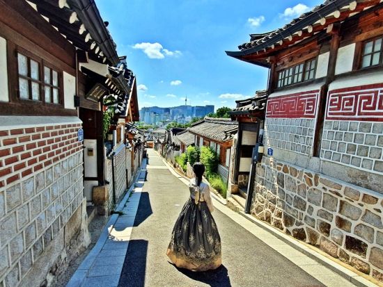 【貸切】ソウル市内午前観光  6つの定番スポット凝縮！景福宮＋守門将交代式＋北村＋仁寺洞＋益善洞＋広蔵市場 「プチョンユッケ」昼食プランあり＜日本語ガイド＞