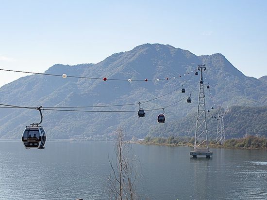 三岳山湖(サムガクサンホス)ケーブルカー (2)