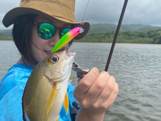 マングローブフィッシング　亜熱帯のジャングルに囲まれながら釣りを楽しもう　釣具レンタル付きプランあり＜4歳から参加OK／上原港・西表島内ホテル無料送迎可＞