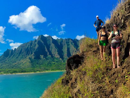 クアロア・ビーチ　カヤック＆シュノーケリングレンタル　チャイナマンズ・ハットを目指してカヤックで出発！島に上陸してハイキングなども楽しめる＜3時間＞