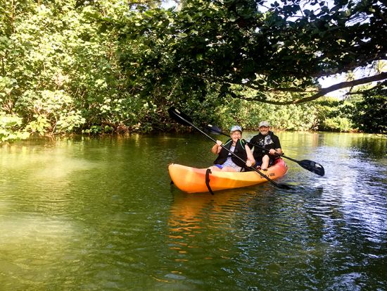 カハナ渓谷　カヤックレンタル　手付かずの自然が残るカハナ渓谷で、自由にカヤックを楽しもう！＜2時間30分＞by アクティブ・オアフ