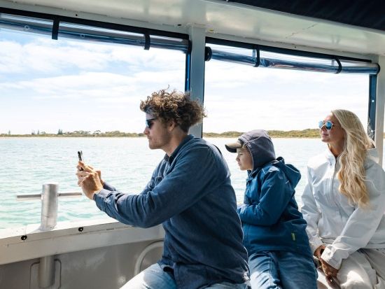 ショールウォーター諸島海洋クルーズツアー　野生のイルカ、アシカ、ペリカンなどに出会う！＜英語／ロッキンハム発＞by ワイルドエンカウンターズ