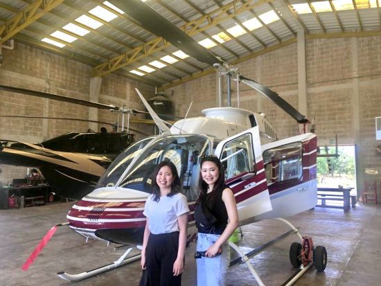 ヘリコプター遊覧飛行ツアー　カリブ海の絶景を上空から見渡す空の旅＜1日5便／日本語ガイド／カンクン発／午前・午後出発／貸切フライト／送迎付き＞