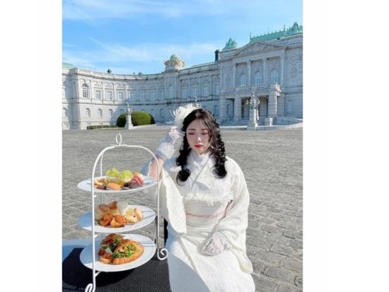 着物レンタル 雷門徒歩2分！大正ロマンを感じるモダンまたはレース着物で浅草を散策＜浅草＞by サクラフォトスタジオ