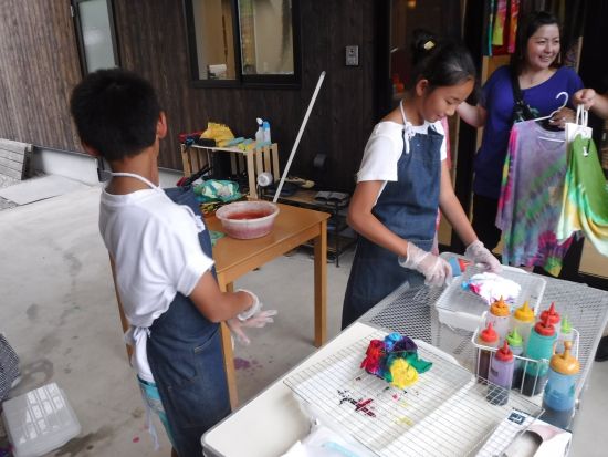 タイダイ染め体験　世界にひとつだけのオリジナルTシャツ作り＜午前・午後／みなかみ町＞