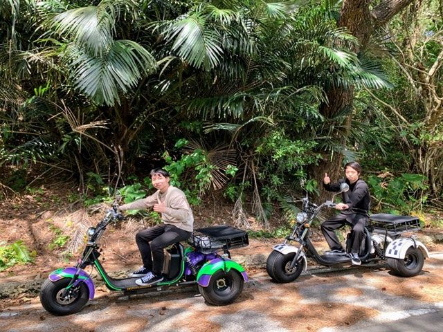 EVトライクツアー 専属ガイドがご案内！電動三輪バイクを運転して石垣