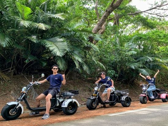 EVトライクツアー　専属ガイドがご案内！電動三輪バイクを運転して石垣の隠れた滝スポットへ＜送迎可／石垣島＞ by EVOLRIDE