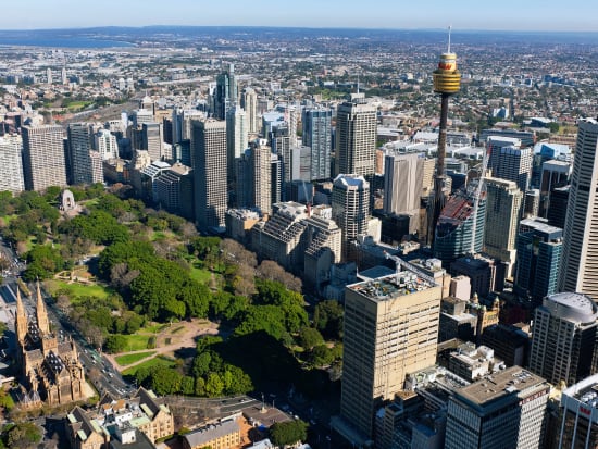 【入場チケット】シドニー・タワーアイ(The Sydney Tower Eye)☆最上階の展望デッキから美しい景色を満喫！＜ダーリング・ハーバー＞