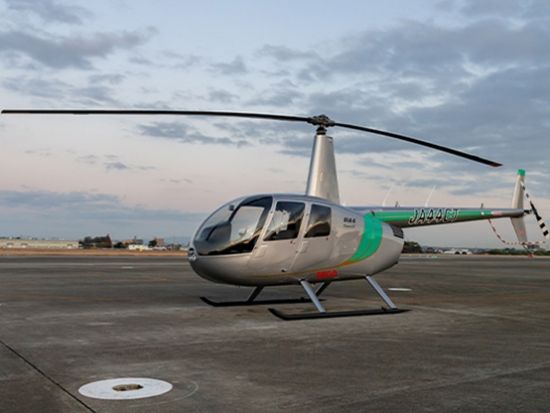 ヘリコプター遊覧＋フレンチディナー　ヘリコプターでレストランに乗り付け！豪華フランス料理とゆったりナイトクルーズを楽しむスペシャルプラン＜貸切／名古屋市＞