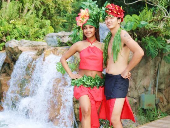 南の島のコスチューム＆ココナッツ体験☆南の島のカルチャーに触れよう！＜ランチ付きプランあり／送迎付き＞by フィッシュアイマリンパーク