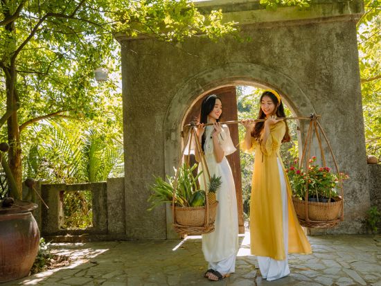 アオザイ博物館＆タンディン教会＆プチフランス巡り＋アオザイ試着体験　貸切プランあり〈1日／送迎付／昼食付き〉