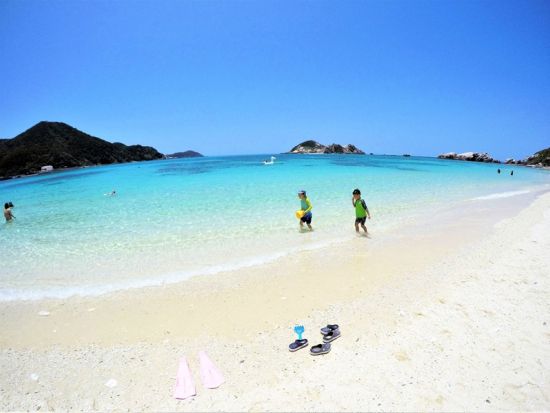 チャータークルーザーで行く！慶良間諸島 渡嘉敷島上陸 阿波連ビーチ or とかしくビーチ♪2つのビーチを楽しめる海がめシュノーケルツアーあり＜ランチ付／那覇発＞