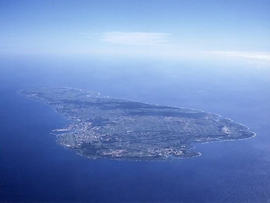 喜界島全景