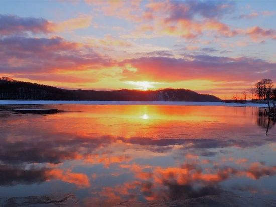 塘路湖_サンセット① 
