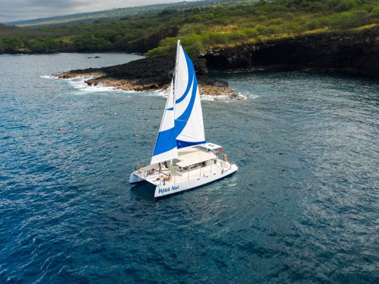 ハワイ島 ケアラケクア湾　シュノーケリングツアー ＜英語ガイド／食事付き＞