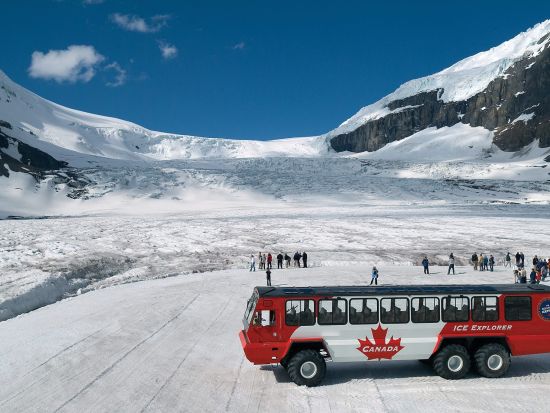 世界遺産カナディアンロッキー コロンビア大氷原＆レイクルイーズ＆アイスフィールドパークウェイ ＜5～10月／日本語ガイド／バンフまたはレイクルイーズ発＞