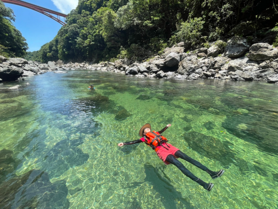 【4～10月】リバーカヤック＆シュノーケリング  初めての方向け 魚取りや川遊びも楽しめる 午前または午後の半日ツアー　by 屋久島ネイチャー企画フィールド