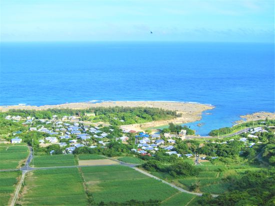 喜界島の集落(花良治集落)